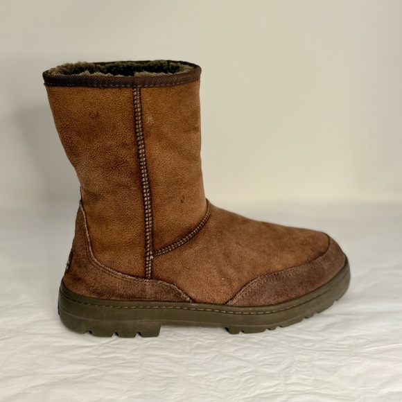🦋UGG pre-owned Chestnut boots. Size Aprox 8 to 8.5. - Picture 1 of 5